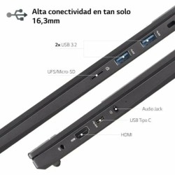 Portátil LG Ultra 16" Ryzen 7, 16GB, 512GB SSD