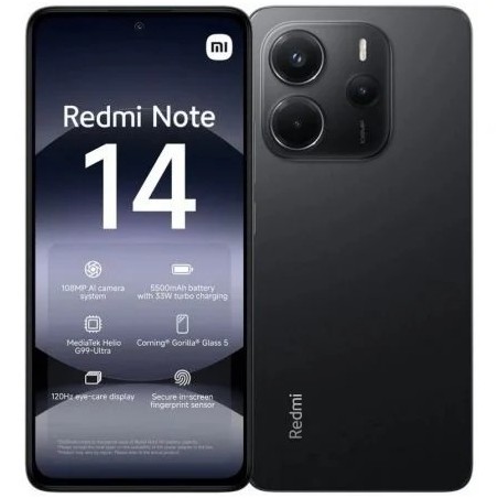 Xiaomi Redmi Note 14 Negro | 256GB, 8GB RAM | Comprar Móvil España