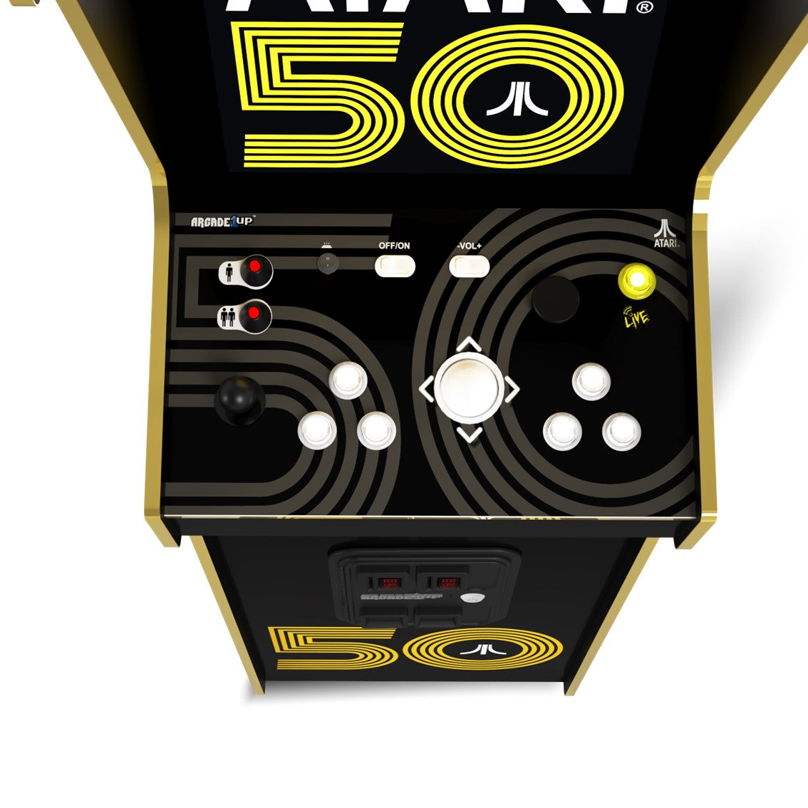MAQUINA ARCADE ARCADE1UP ATARI 50 ANIVERSARIO DELUXE 50 JUEGOS EN 1