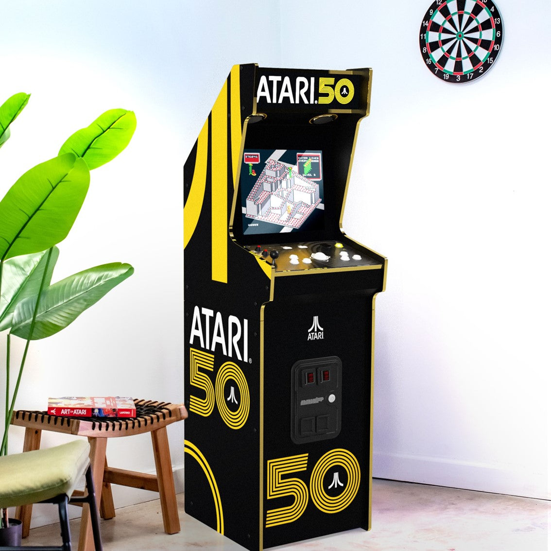 MAQUINA ARCADE ARCADE1UP ATARI 50 ANIVERSARIO DELUXE 50 JUEGOS EN 1